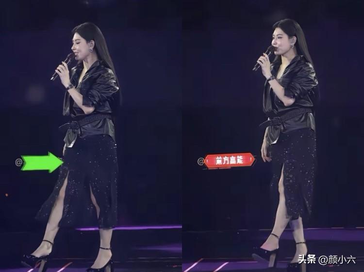 张柏芝北京演唱会，说实话，第一眼有点心酸。
46岁了，气色不算好，人看着累，腰那