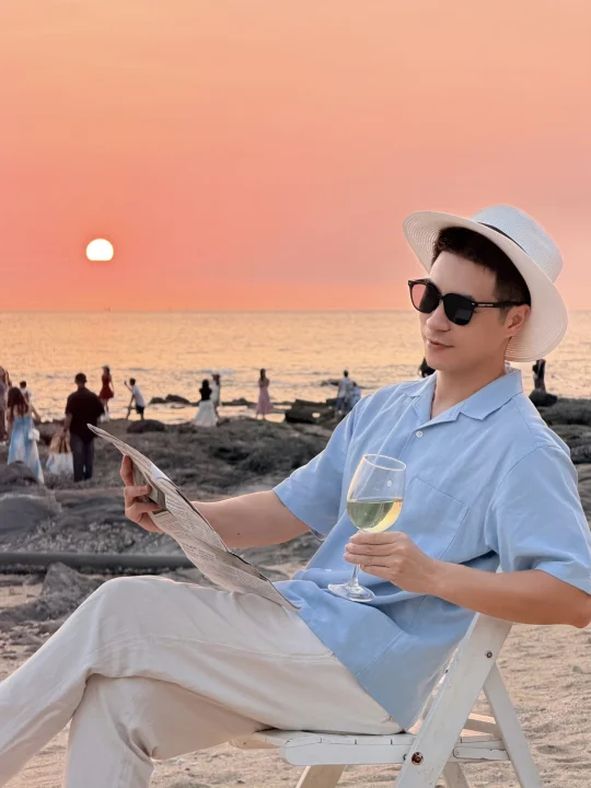 北海的日落🌅过分了