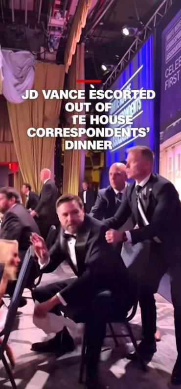 “为什么先救万斯“”，美国媒体炸锅！美国白宫记者协会晚宴枪击发生后，副总统万斯先