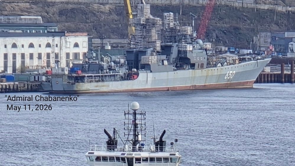 11551M型“恰巴年科海军上将”号地点：摩尔曼斯克时间：2026年5月11日 