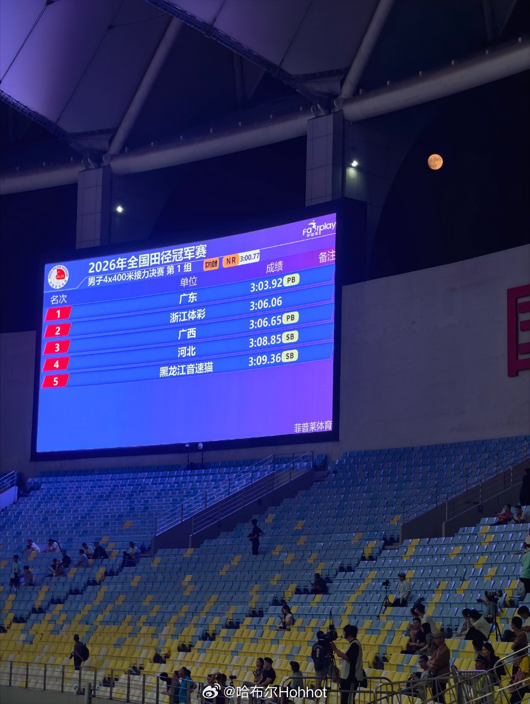 广东男子4×400刷新省纪录田径田径说一哈你不知道的田径故事