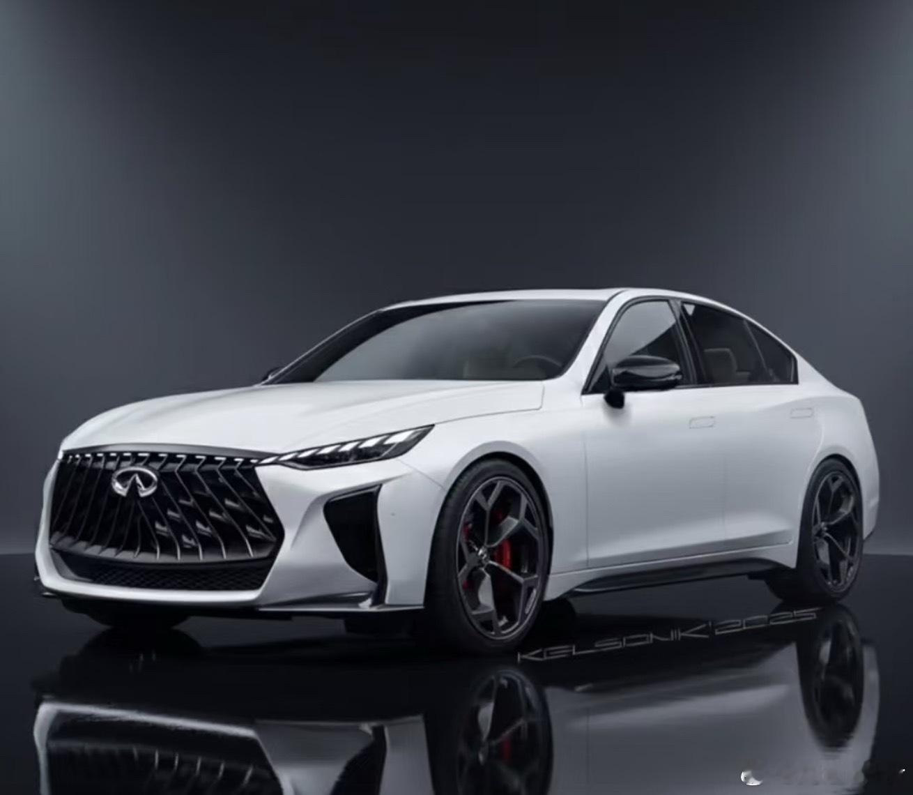 英菲尼迪Q50前脸好像奥迪呀....尾部像尼桑的400Z[无聊]  ​​​