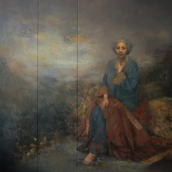 色彩朦胧梦幻的人物风景作品︱南非艺术家坎迪斯·查尔顿绘画作品遇见艺术遇见美好绘画