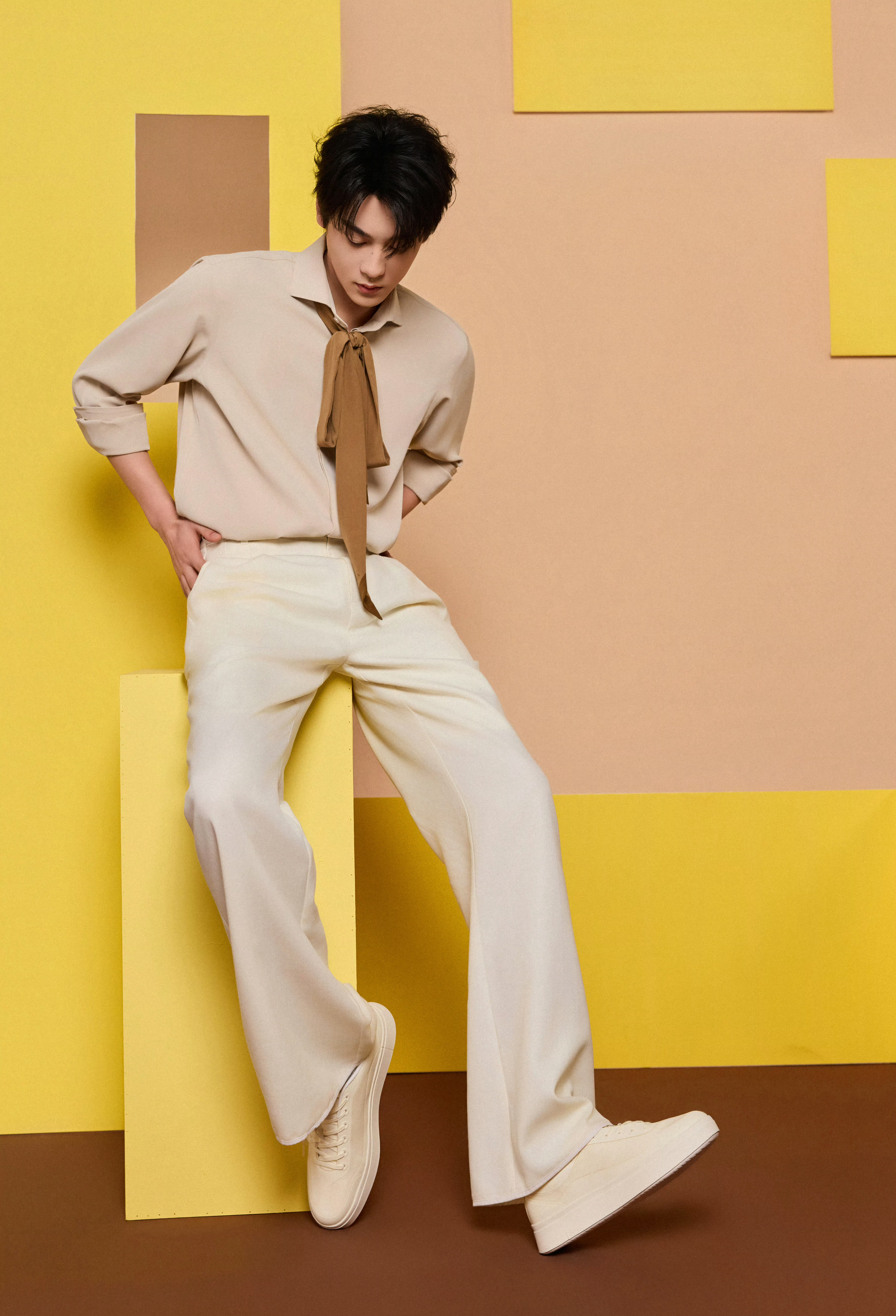 田栩宁今晚直播造型田栩宁今晚韩束直播