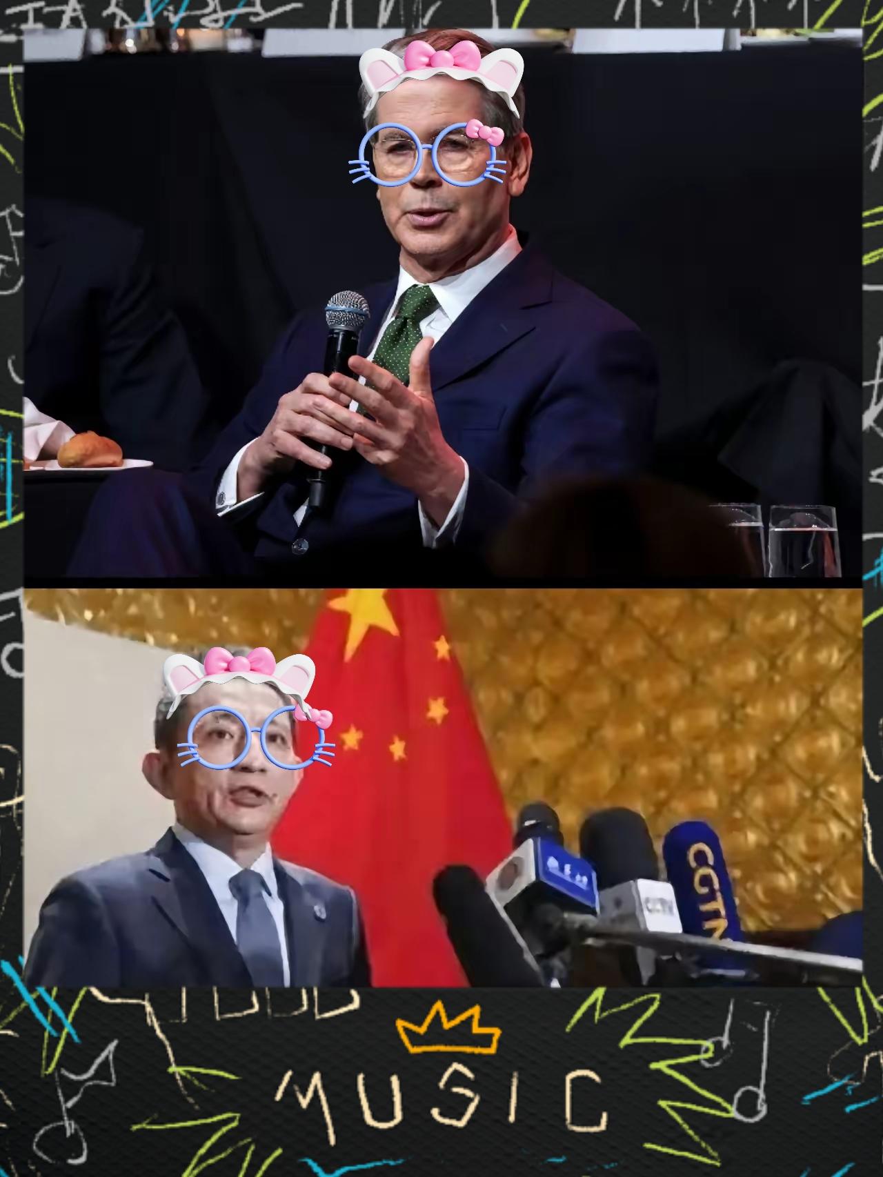 快讯！快讯！
美国宣布了
美国财长贝德森很不爽！东方大国贸易代表李成刚惹怒了他。