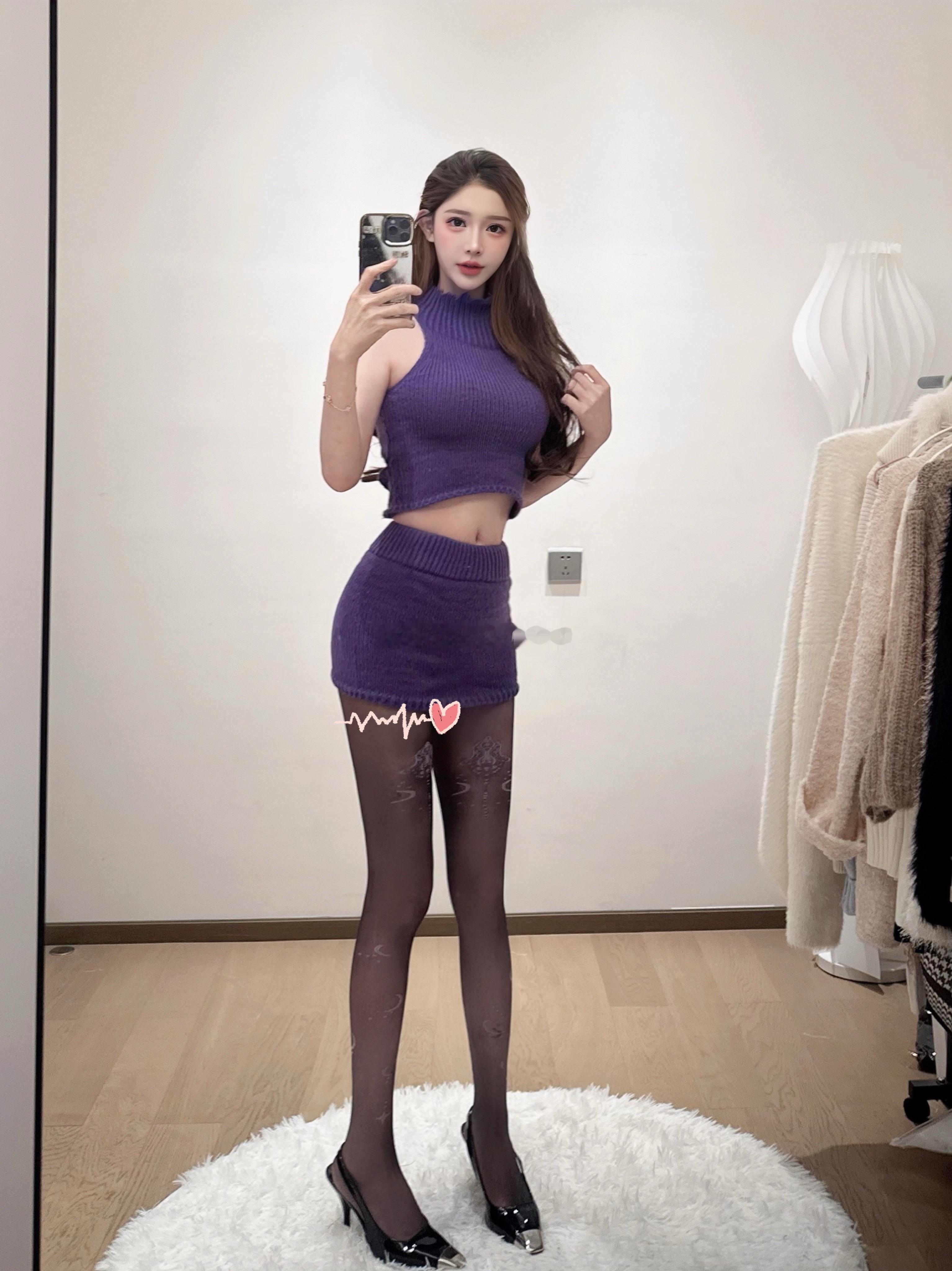 想不出什么文案 但你最好给我点赞绫-「月蚀」绫吊带袜绫lingtouch