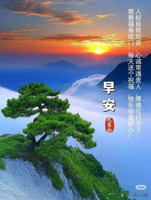 清晨的景色，真美啊！