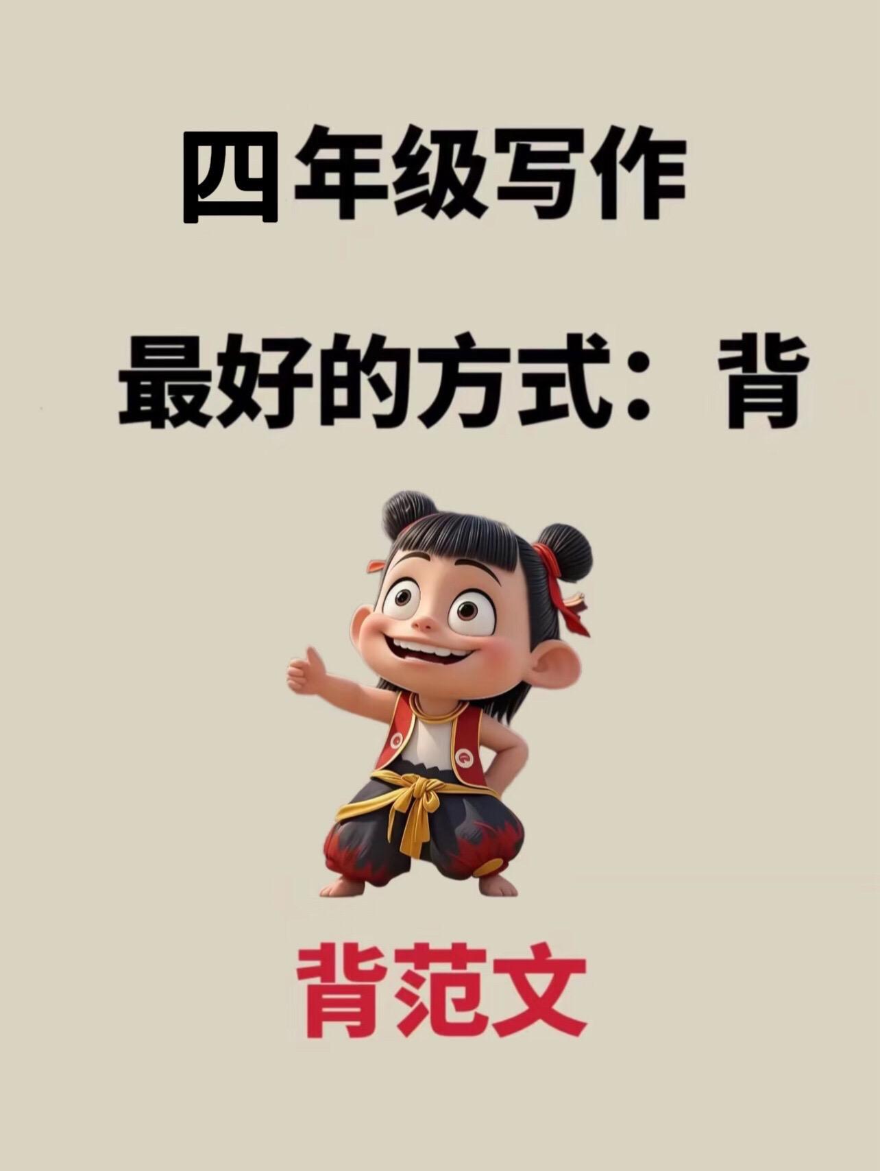 四年级下册语文1-8单元同步作文范文🔥。