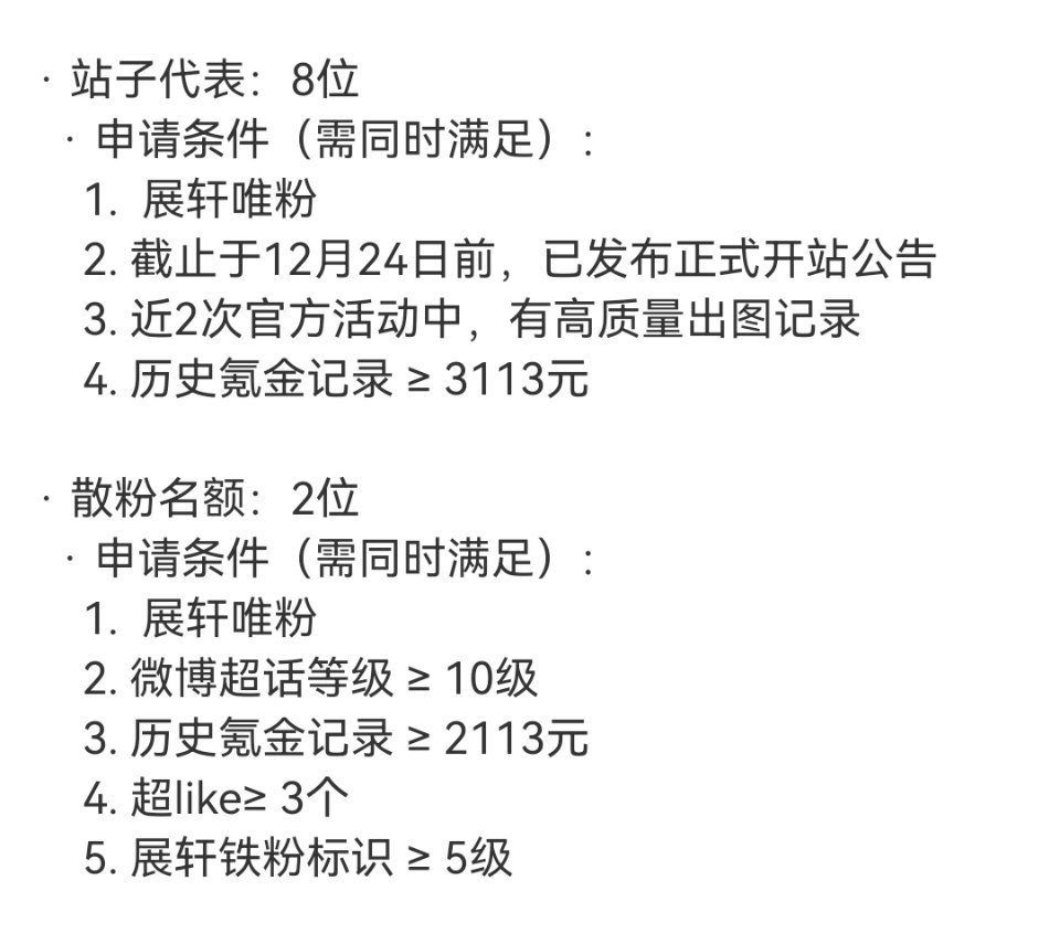展轩办生日会，后援会分票要求必须是唯粉……见过要求超话等级、氪金金额的，第一次见