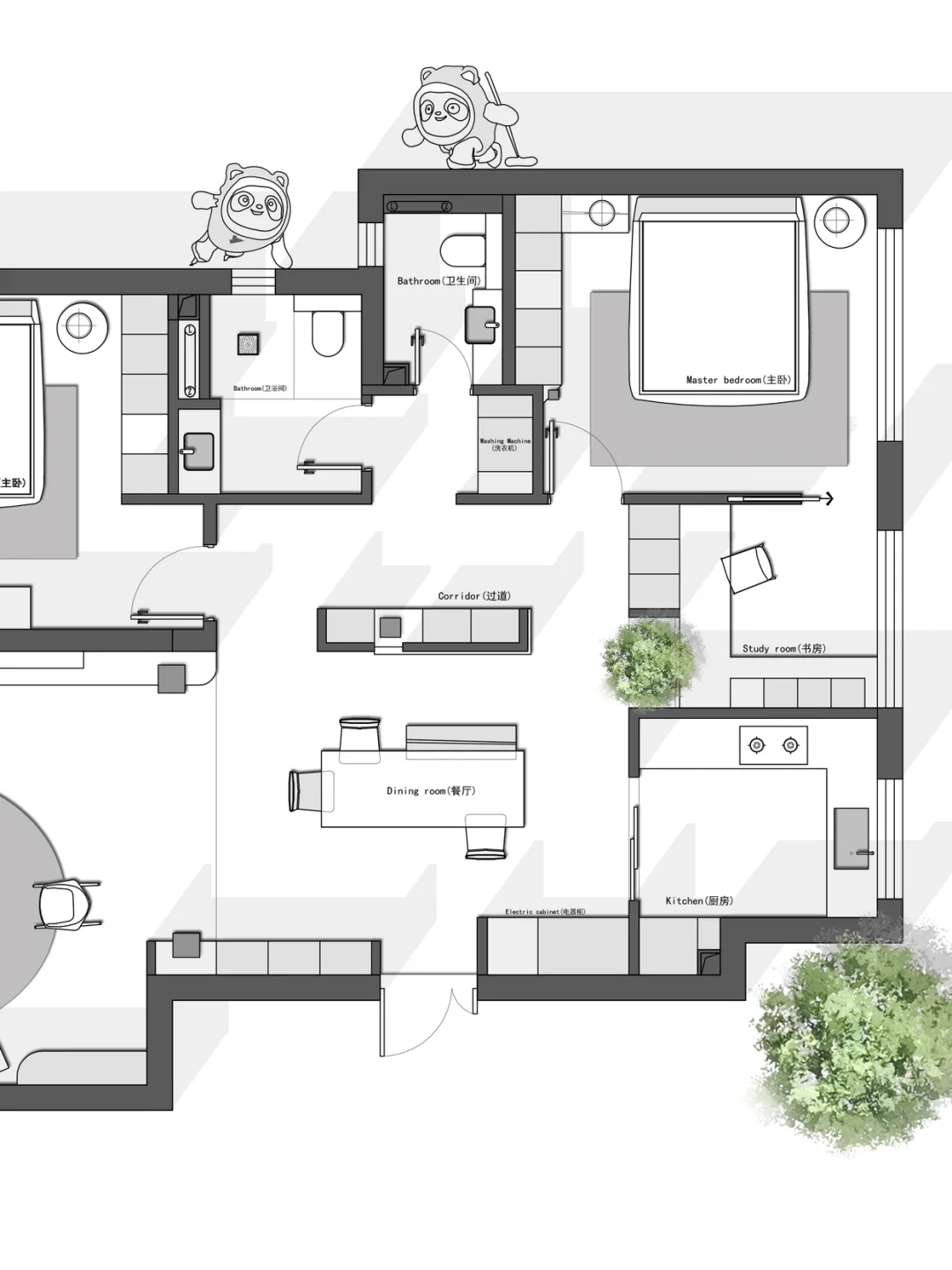 一个户型三种优化—永远的闺蜜