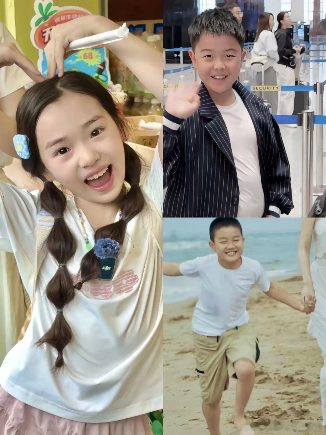 董璇说:“我女儿小酒窝、佟丽娅的儿子朵朵，还有佟大为的儿子轩轩，都是2016年出