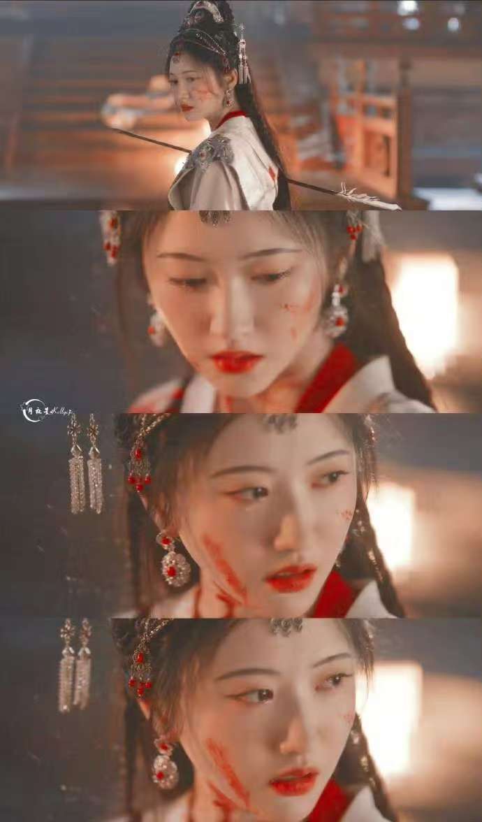 景甜中箭回眸   的确这一次在《似锦》景甜中箭回眸 真的是呈现出来了一种内心的坚