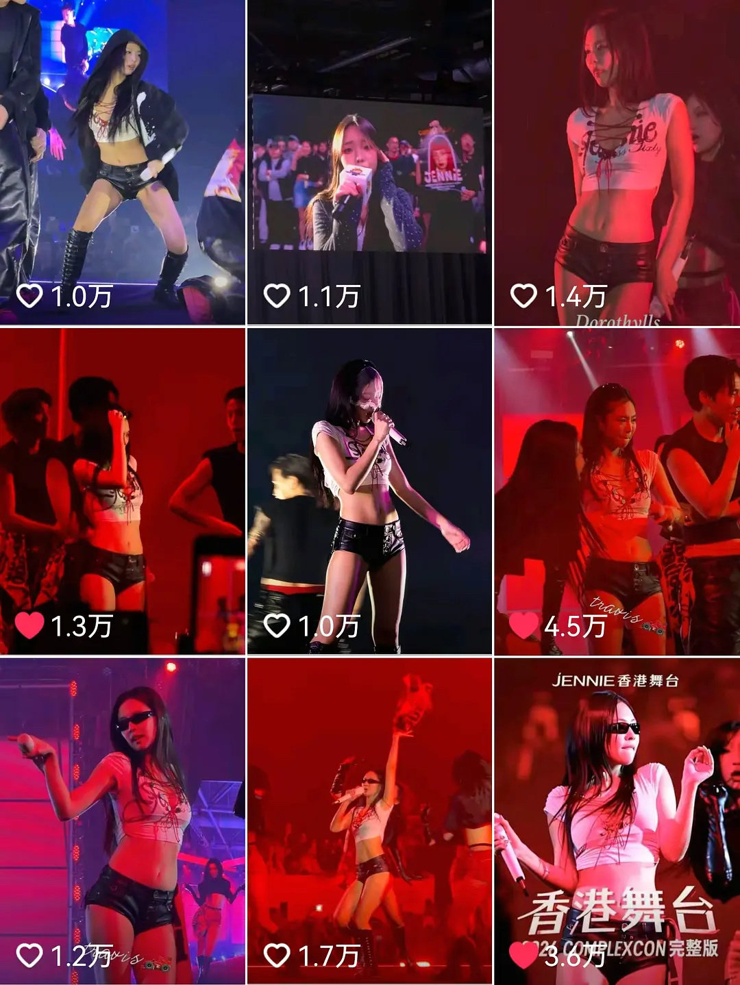 Jennie音乐节热度 Jennie最新音乐节热度，目前刷到的🍠万赞16个，?