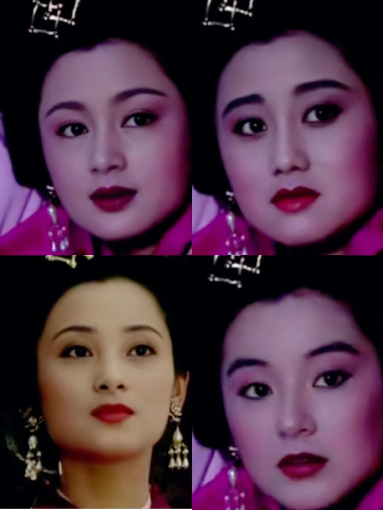 四大美女，
林青霞最后一名
最美还是利智，蒋勤勤
陈红也一般吧！
你怎么看？
#