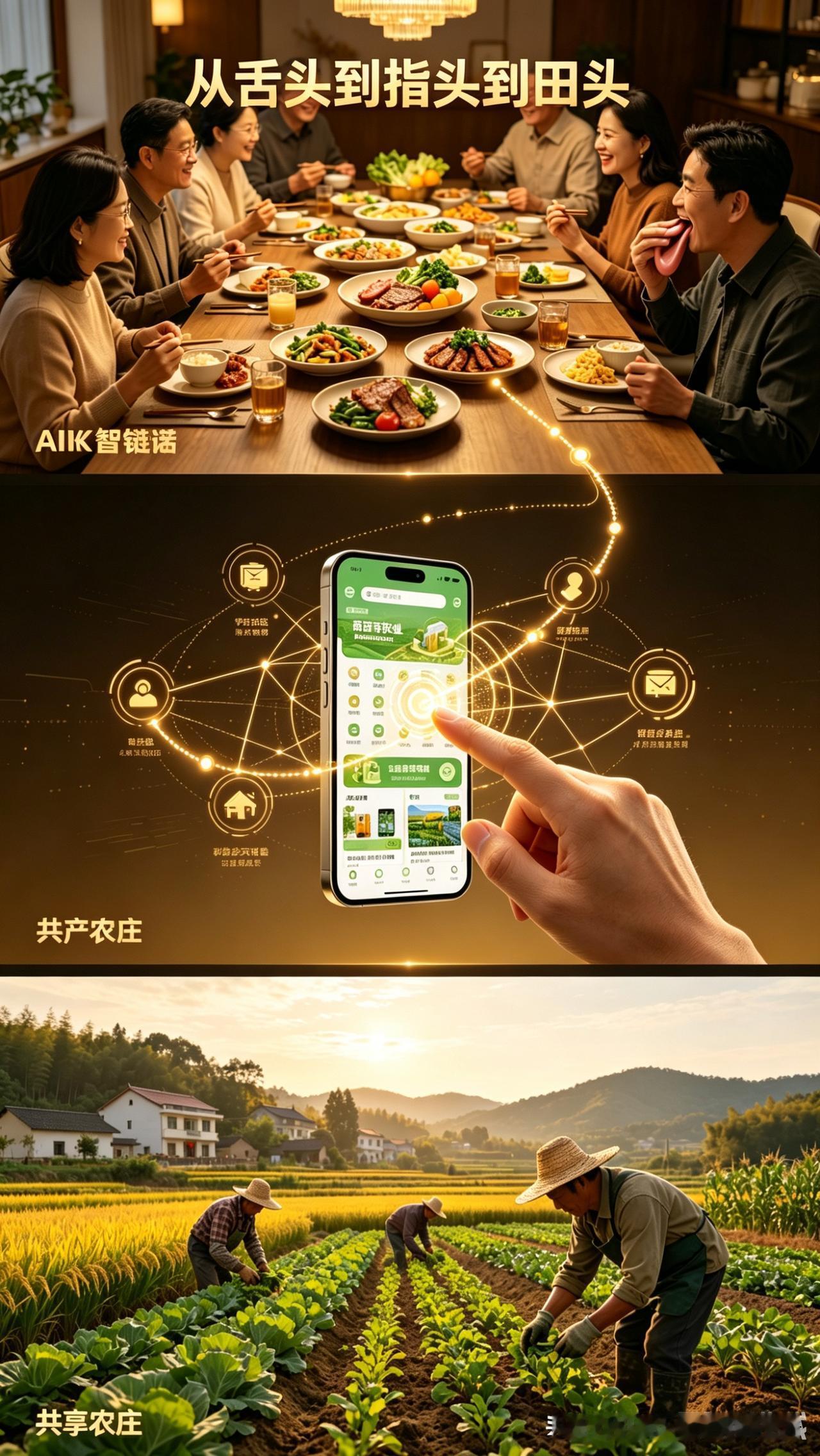 从舌头到指头到田头，用AI重塑农产品产业链！

1、农业的根本内核，从来都是产业
