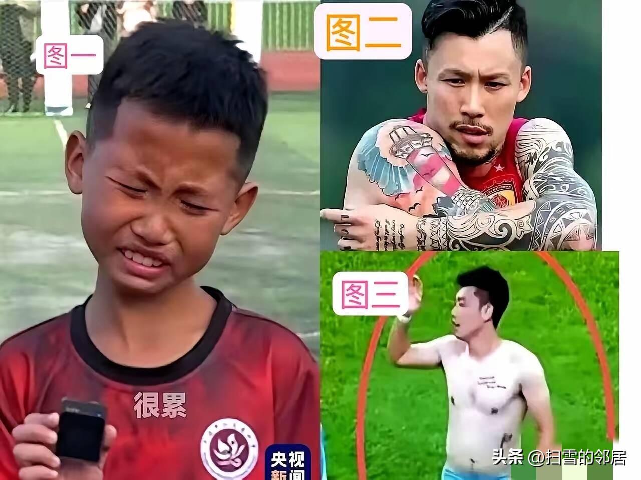 颁奖那天，当U12小冠军队站在台上时，队长张董常年在外训练晒得肤色黝黑，眼神里全