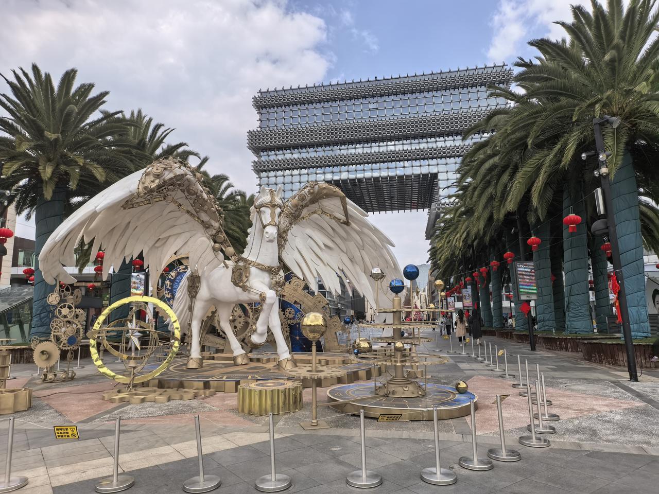 公园1903的马年“洋马”装饰
公园1903在昆明现在已经成了外地游客的一个必打