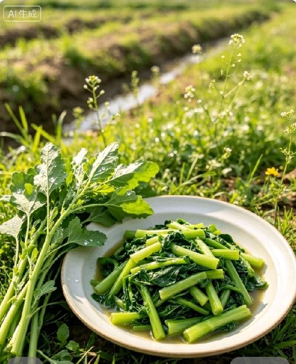 春日野菜灰灰菜，药食同源的田间珍品🌿
 
灰灰菜学名藜，是春日田间地头随处可见
