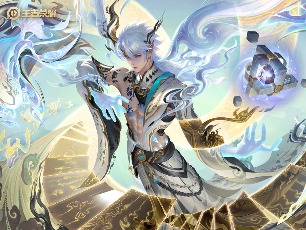 王者无双皮的特效表现王者荣耀要说王者无双皮，我最爱的就是诸葛亮的白泽了，自从白泽