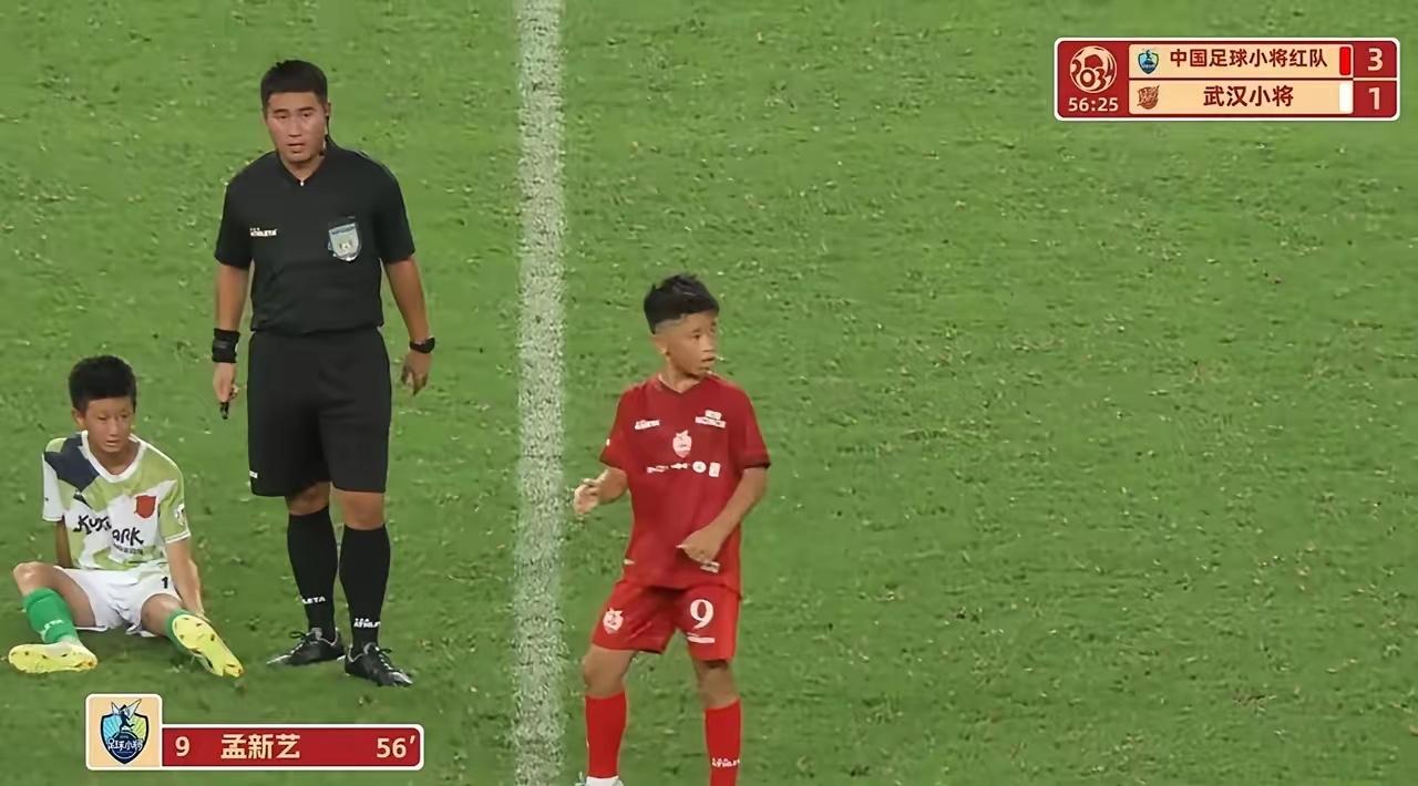 3：1，中国足球小将又赢了！

经过60分钟的鏖战，以孟新艺为代表的中国足球小将