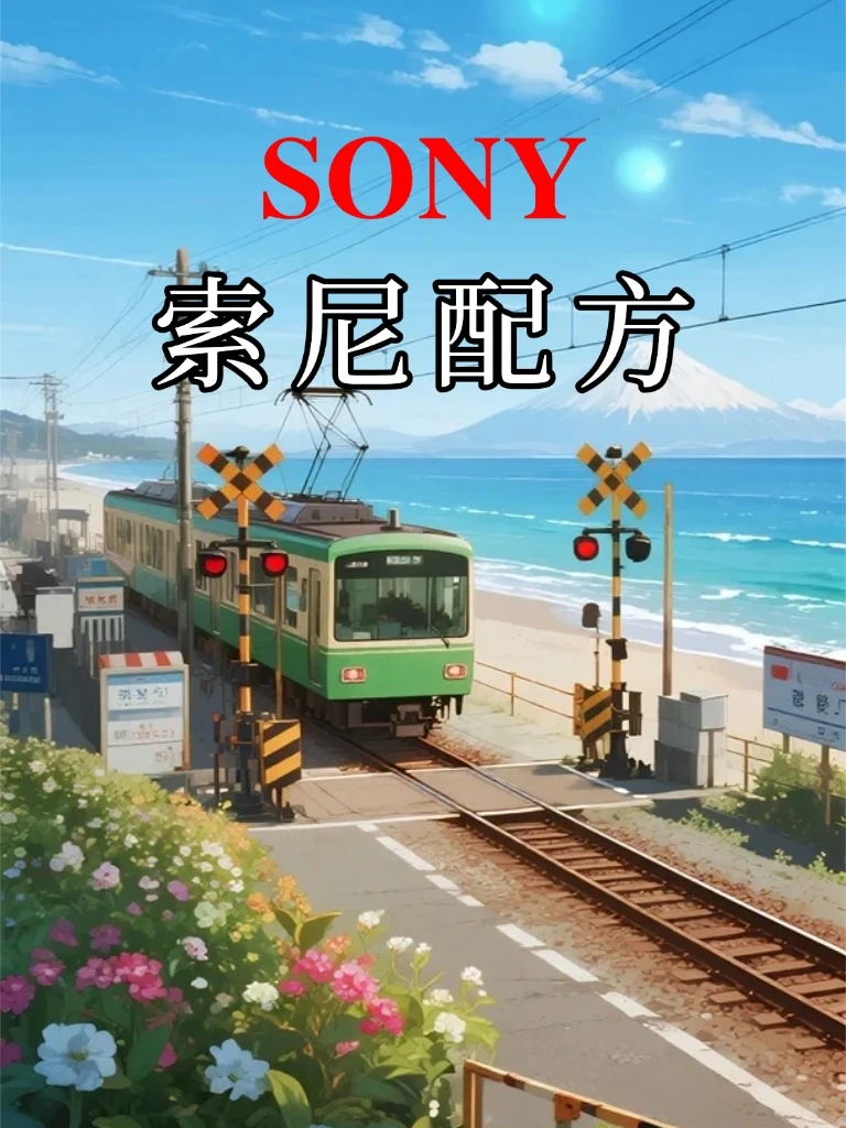 索尼直出配方‼️拍人像太牛了