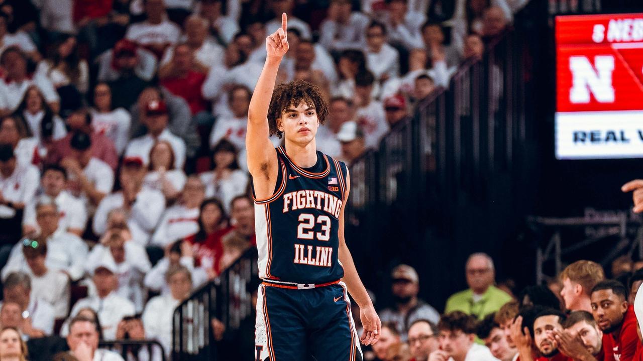 全美第9号种子伊利诺伊大学以78比69战胜了主场作战的全美第5号种子内布拉斯加大