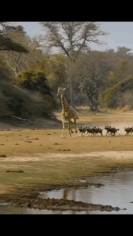 长颈鹿：自助餐我是带来了，能吃到几个，全看你们自己本事了🤔

长颈鹿 动物搞笑