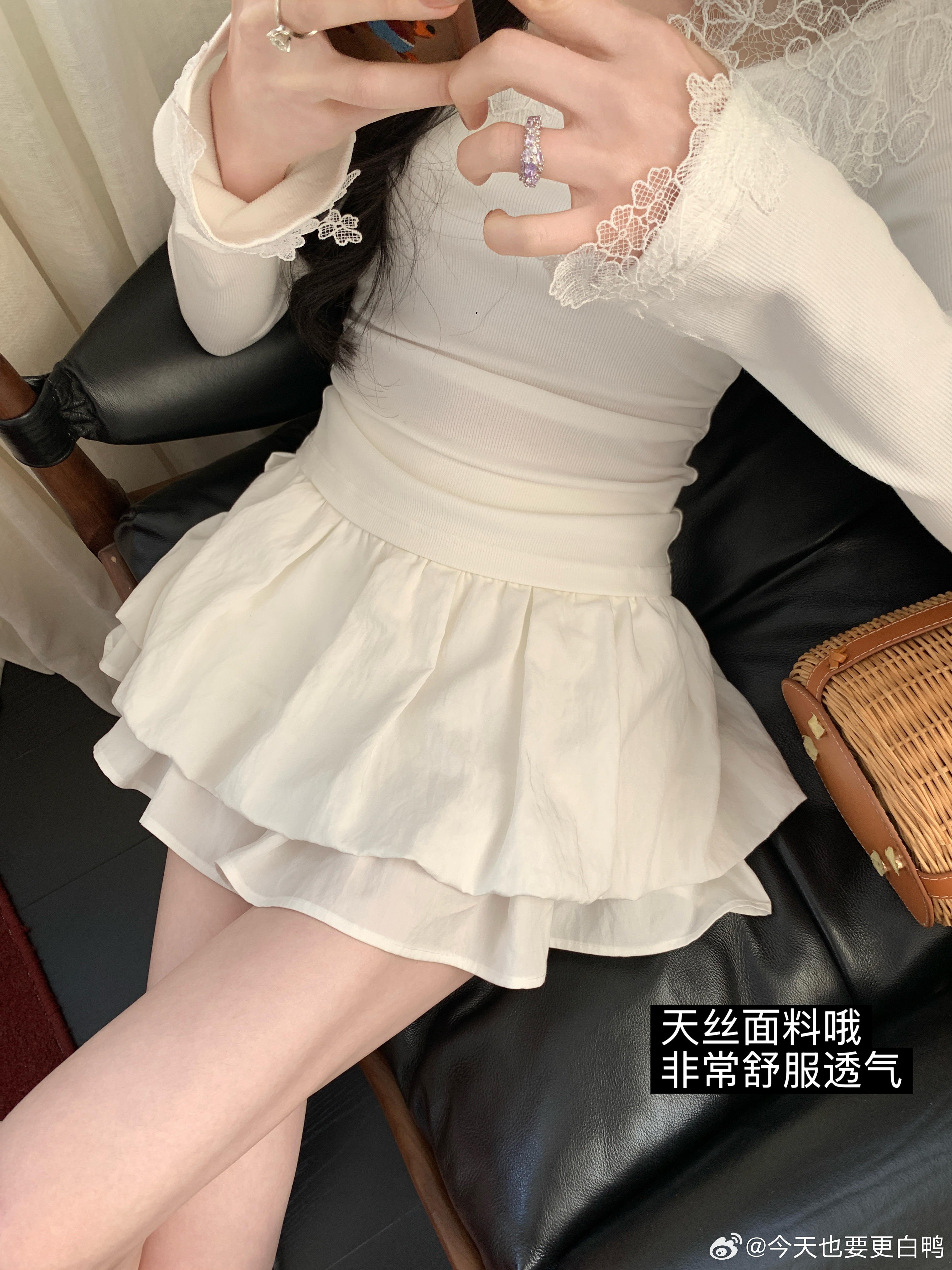 今晚20:00上新了哦，18:30直播记得蹲～这期的蛋糕裙你们都加购了吗？超级推