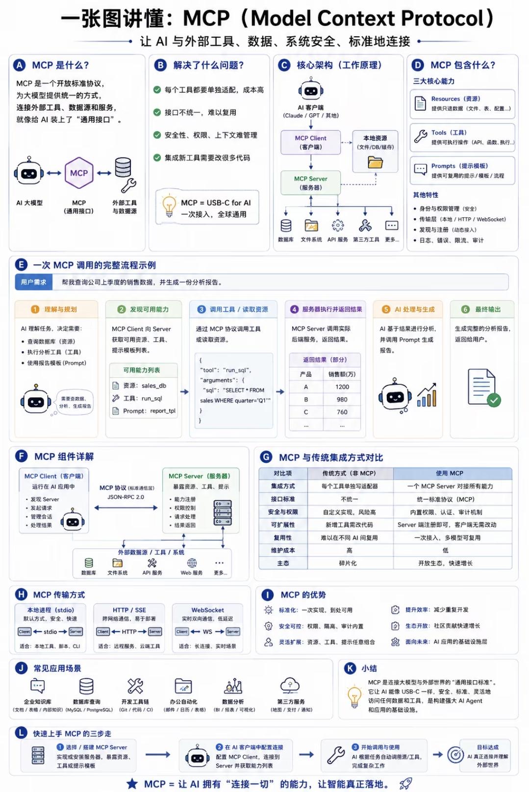 MCP(Model Context Protocol)全解析：AI Agent通