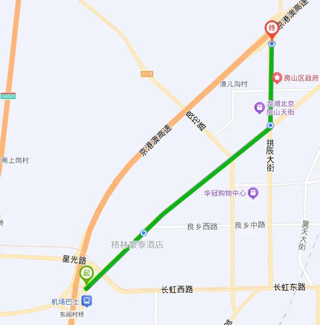 京港澳高速（G4）阎村-机场路收费站封闭施工绕行提示！
1.封闭路段：京港澳高速