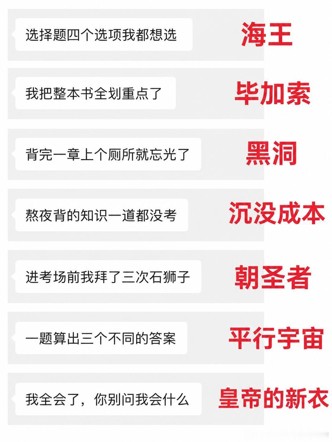 选择你的期末周战友 ​​​