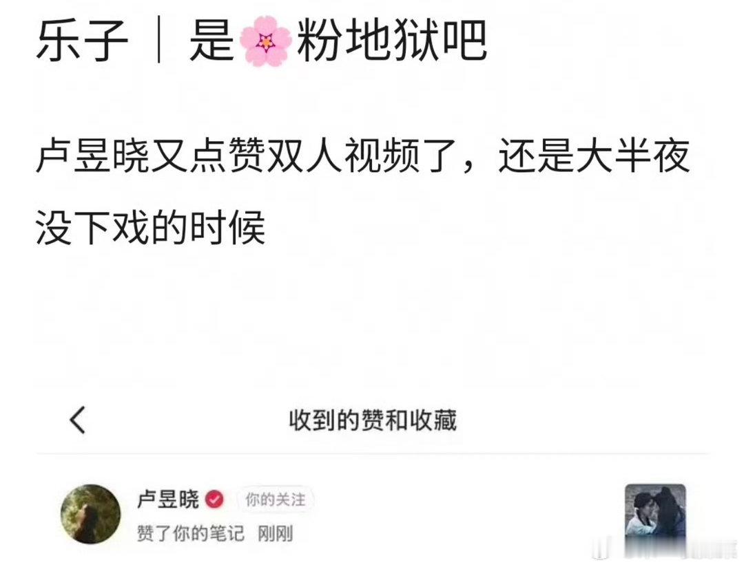 🍉听说卢昱晓又点赞了双人视频她怎么想的 