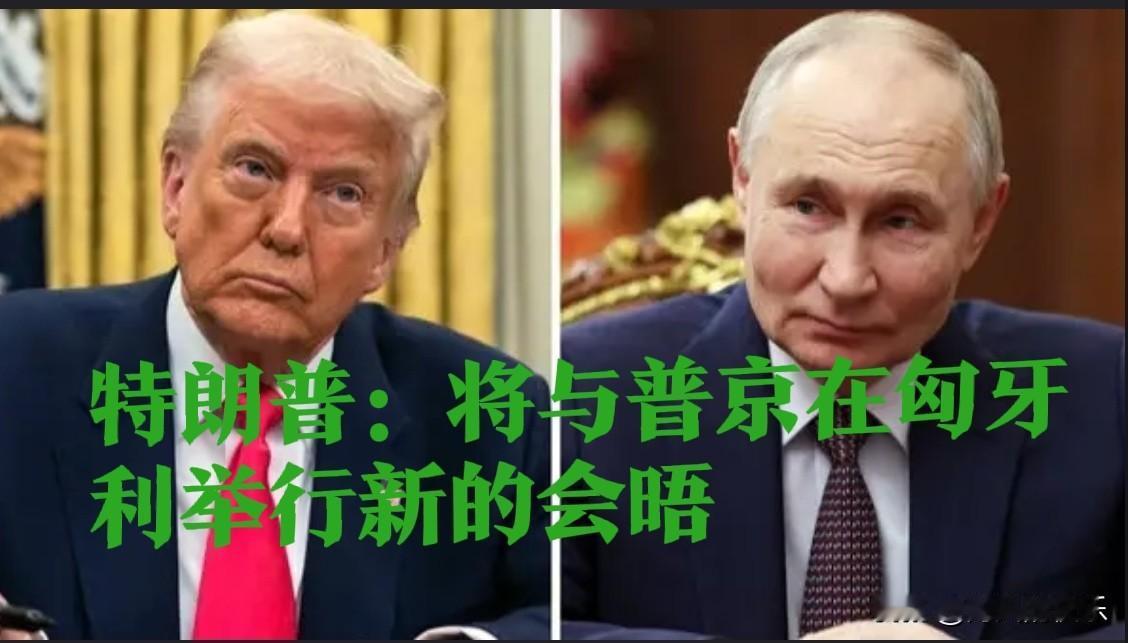 特朗普：将与普京在匈牙利举行新的会晤

   据外媒《天空新闻》报道，美国总统特
