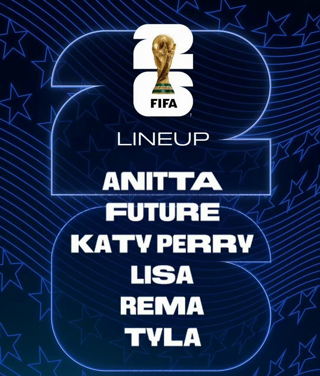Lisa即将登上2026FIFA美加墨世界杯开幕式表演，成为首位在世界杯上表演的