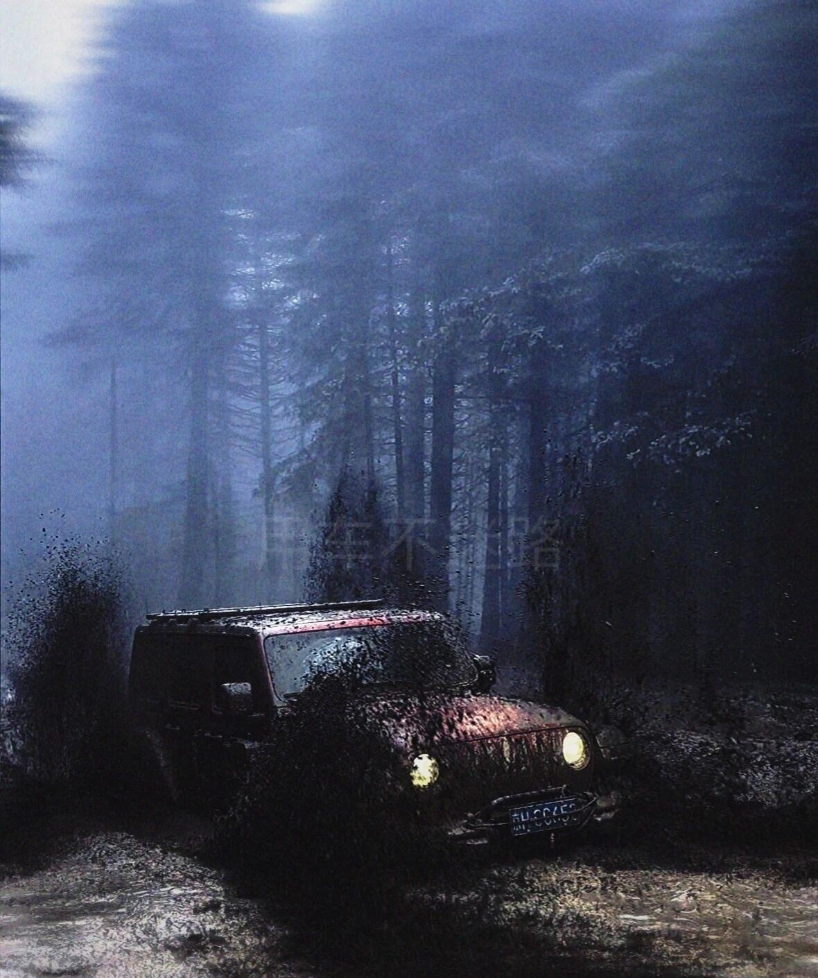 芦芽山才是真·越野天花板直接冲了五星难度路线，纯纯来玩泥巴的！
上周刚下完雨，水