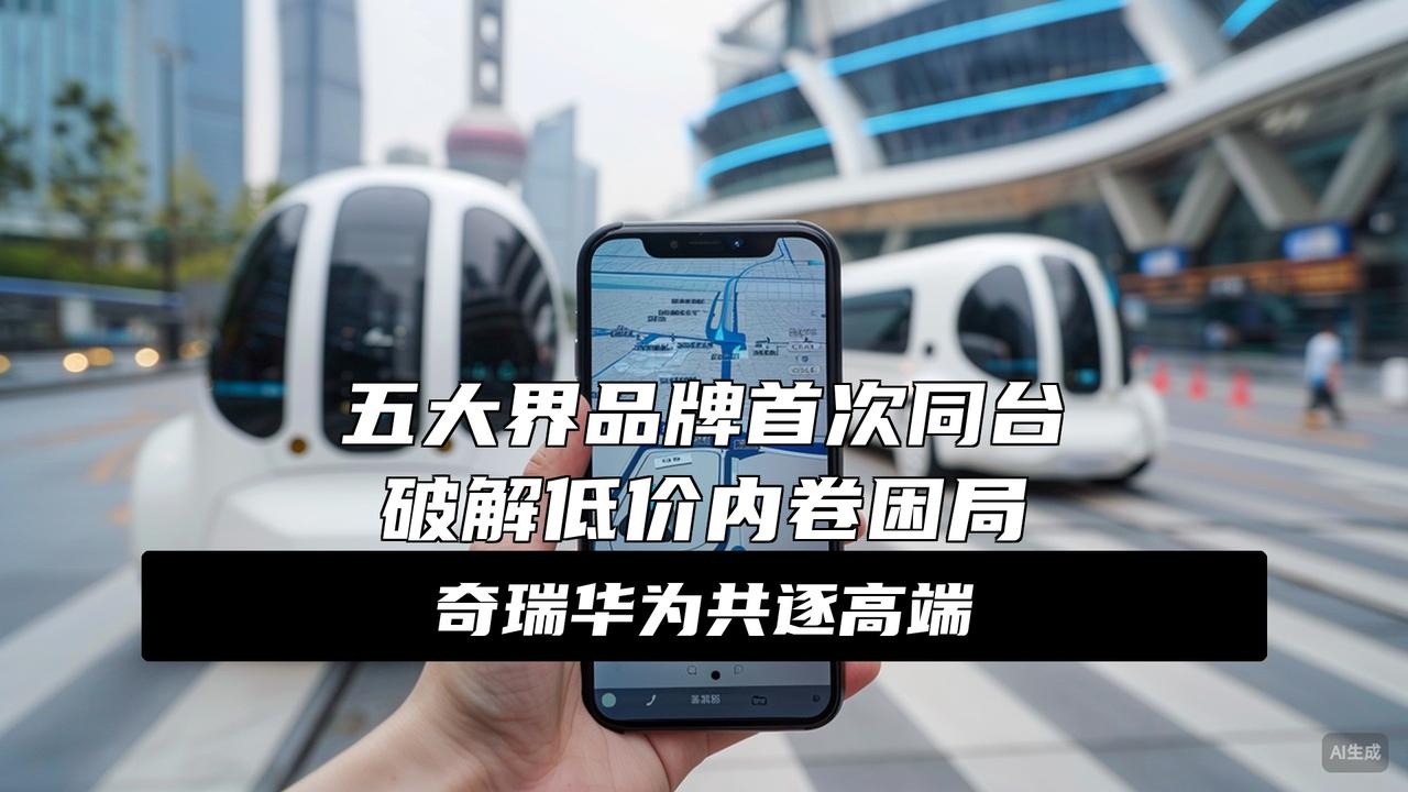 奇瑞汽车尹同跃：华为在和我们打造各个界，让我们的产品远离了内卷
大消息！奇瑞尹同