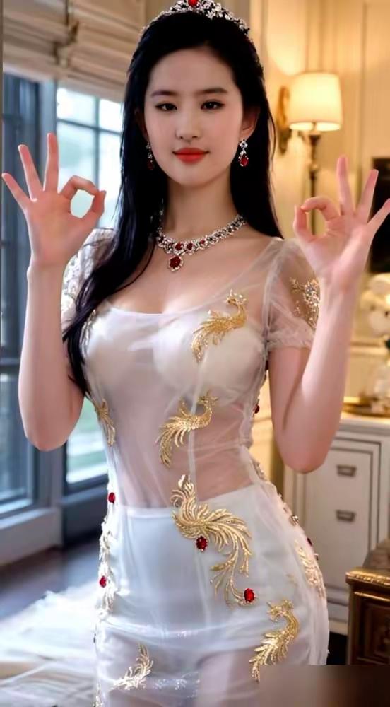 别再劝女明星疯狂减肥了，看看刘亦菲就懂了，真正的底气从来和体重无关！米兰宝格丽晚