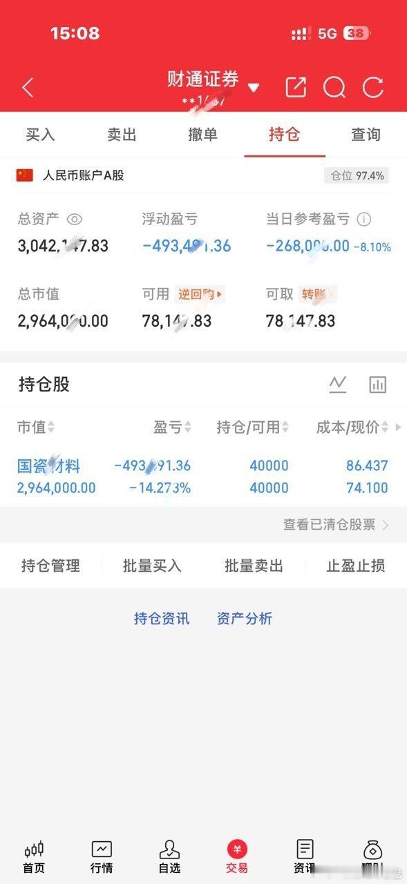 今日操作继续持有：国瓷CL看到的朋友点个赞，扣一波“178”支持周雨玲，我会每天
