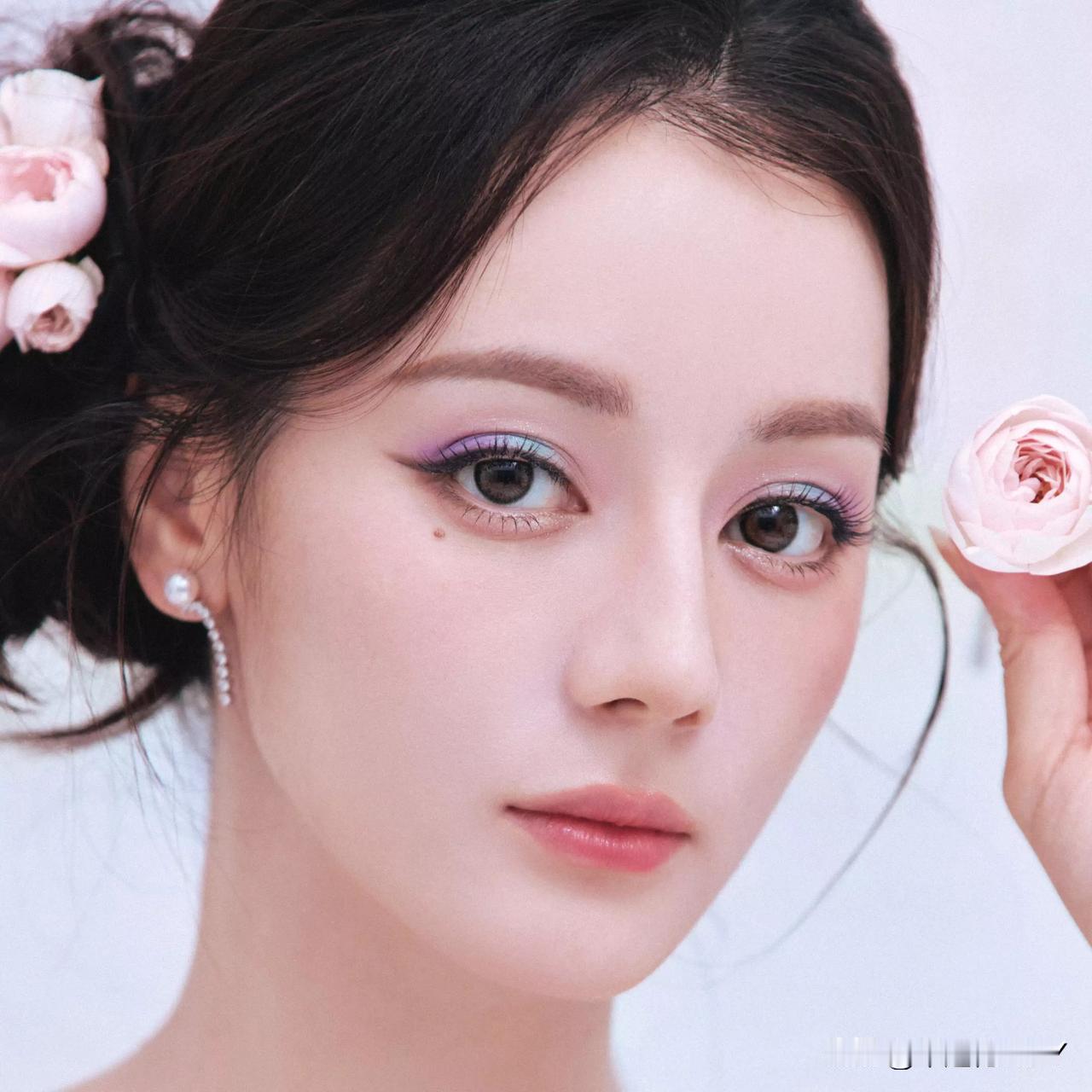 ＃帮热巴做的玫瑰公主盘发＃                           