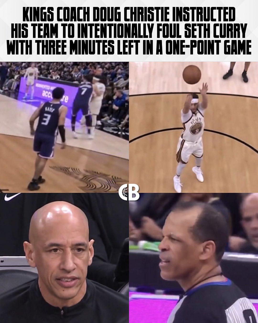 NBA正在审查萨克拉门托国王主教练道格·克里斯蒂在周二对阵金州勇士比赛末段的一次