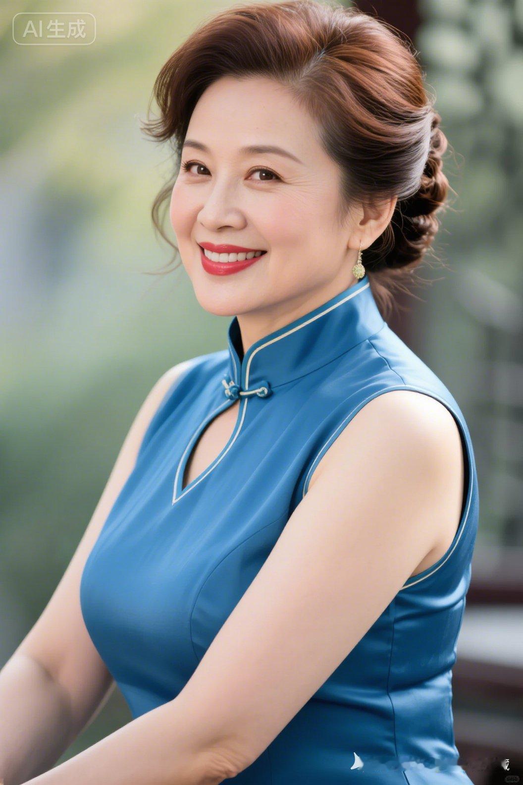 优雅蓝裙，绽放自信光芒！🌟✨