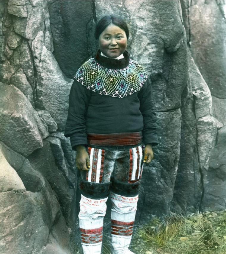 生活在格陵兰岛上的因纽特人，为什么长得有点像中国人？最近翻资料才知道，人家祖祖辈