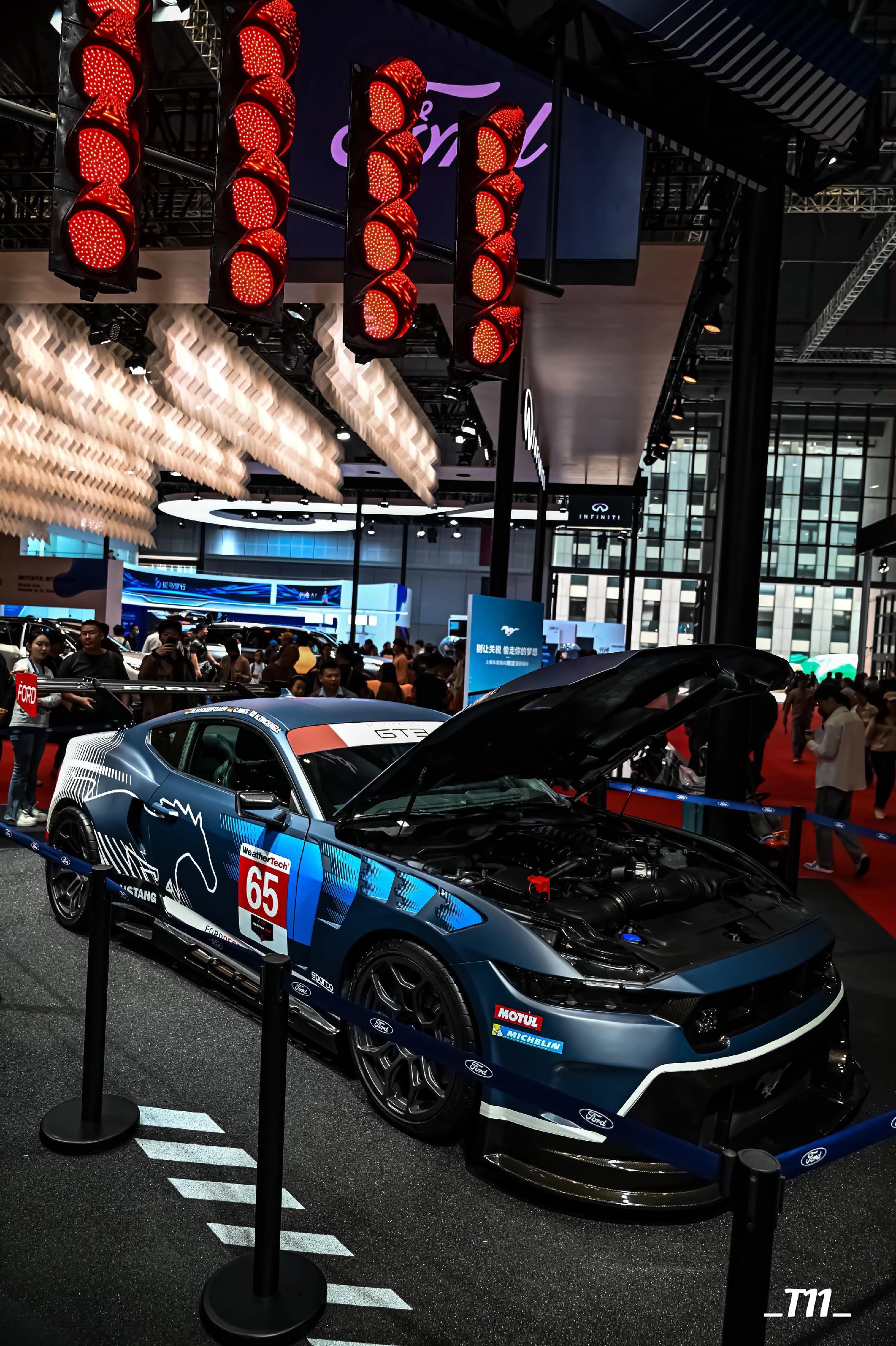 上海车展独一无二的Mustang.上海车展非常有意思的一台Mustan...