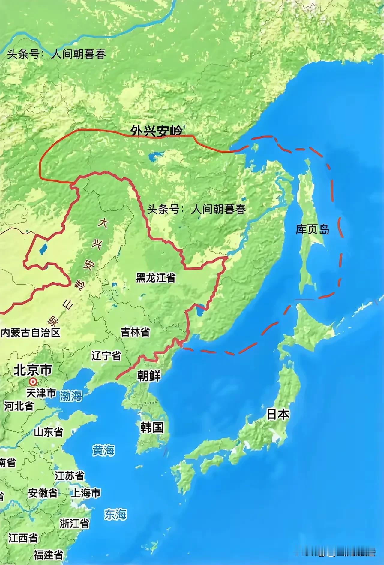 外兴安岭，库页岛这么大面积的土地。可是随着全球气候的变暖，我们适应性的增强，丢失