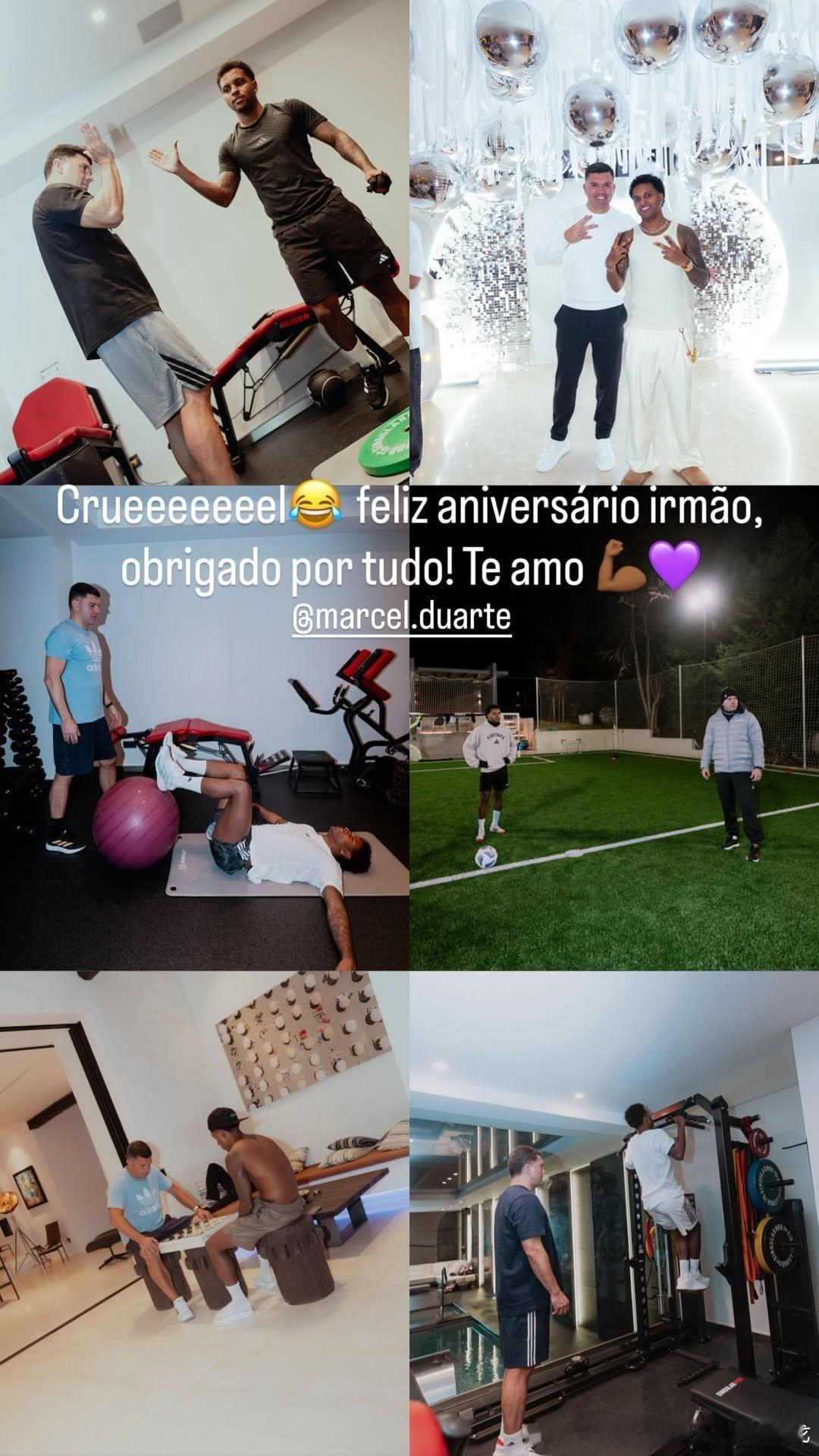 生日快乐兄弟，谢谢你所做的一切！爱你💪💜罗德里戈西甲