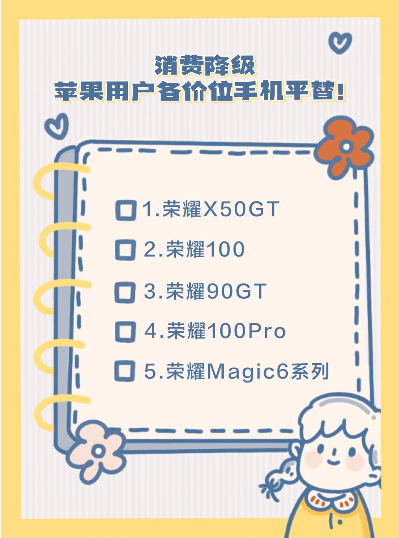 这边看，消费降级，苹果用户各价位手机平替！

1千多得到6千多得都有，其中比较有