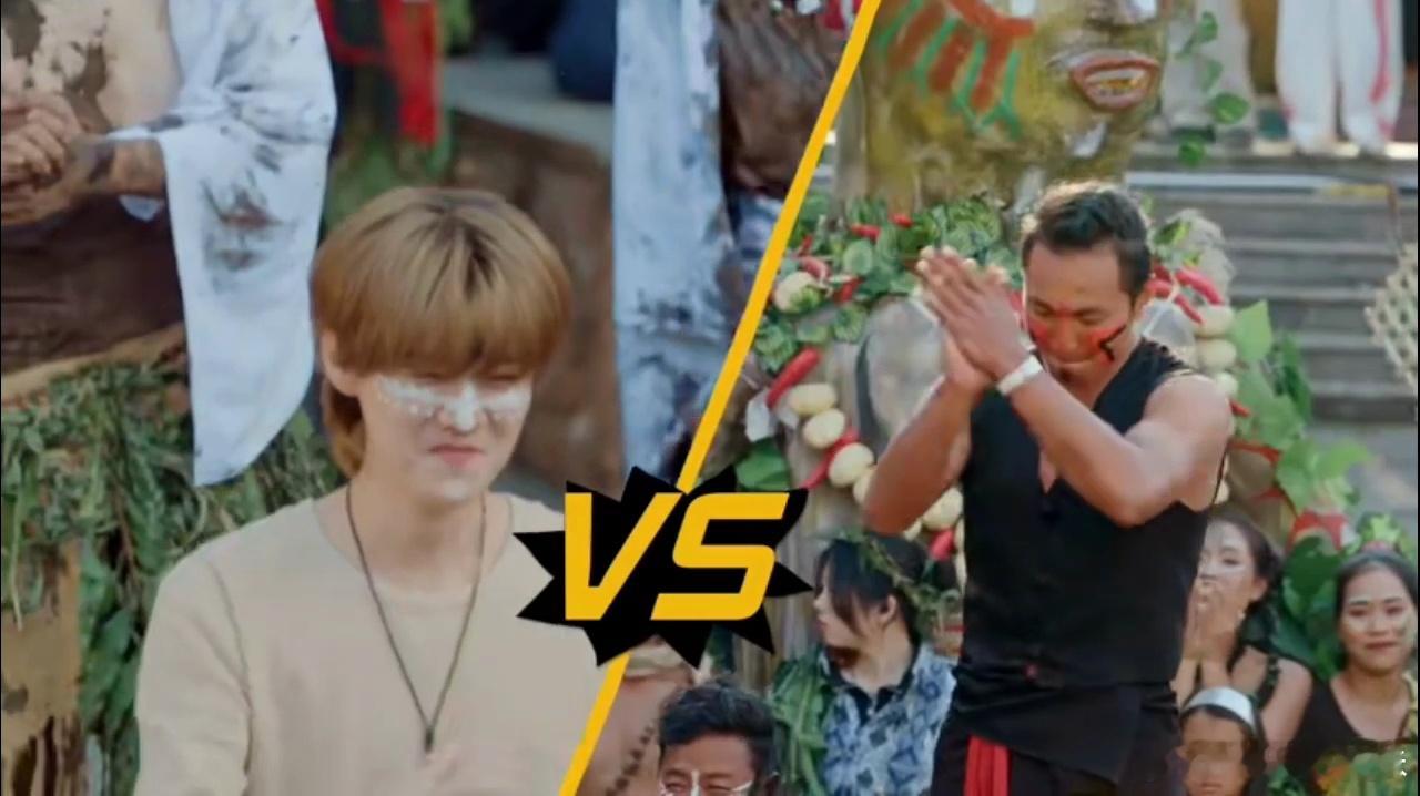 泥潭摔跤的速度之王！鹿晗秒输哈哈哈哈哈 鹿晗上场前就预判“一秒就输”，邓超还在旁