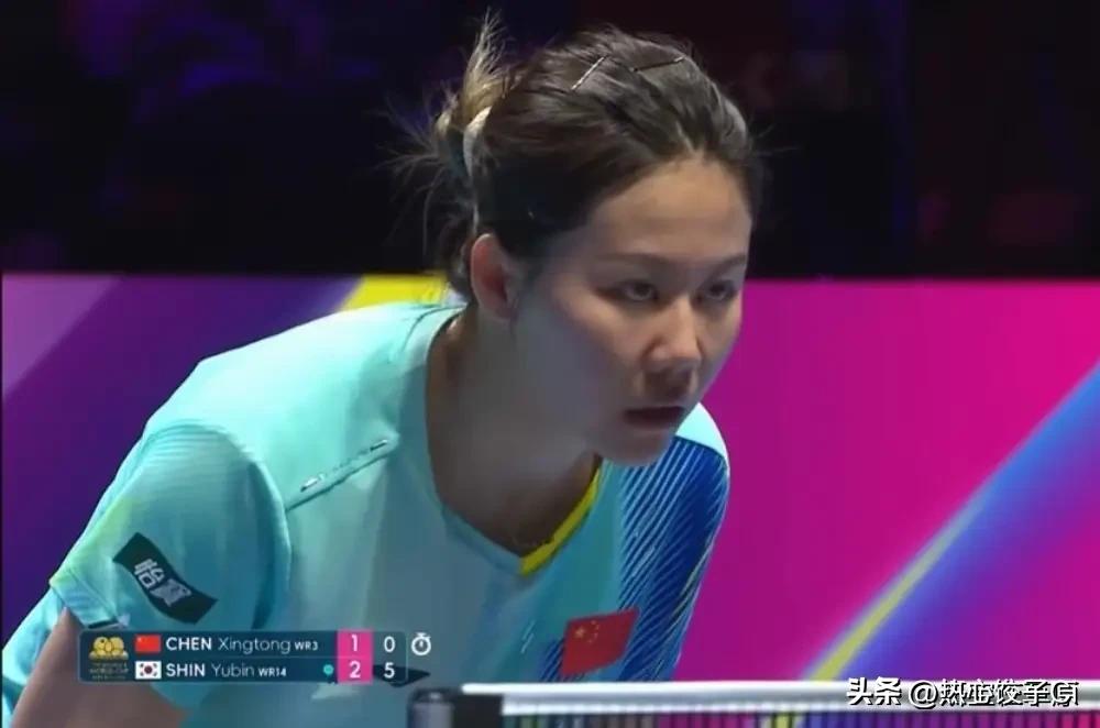 在澳门乒乓球单打世界杯女单1/4决赛，陈幸同1-4不敌韩国选手申裕斌，止步八强。