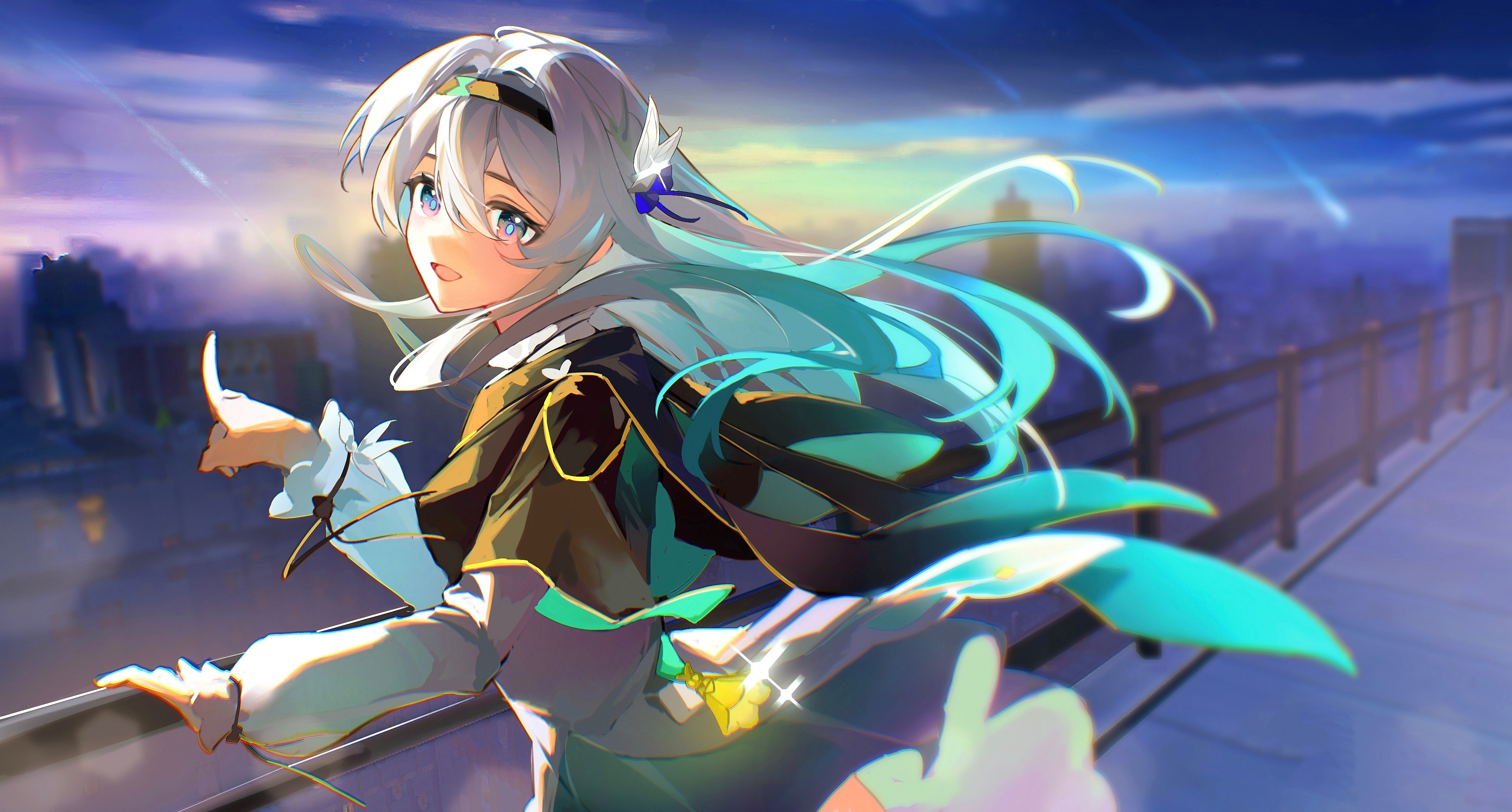 #崩坏星穹铁道# 【流萤】天空与你之间~米游社：奶糕麻酒*已授权转载 ​​​