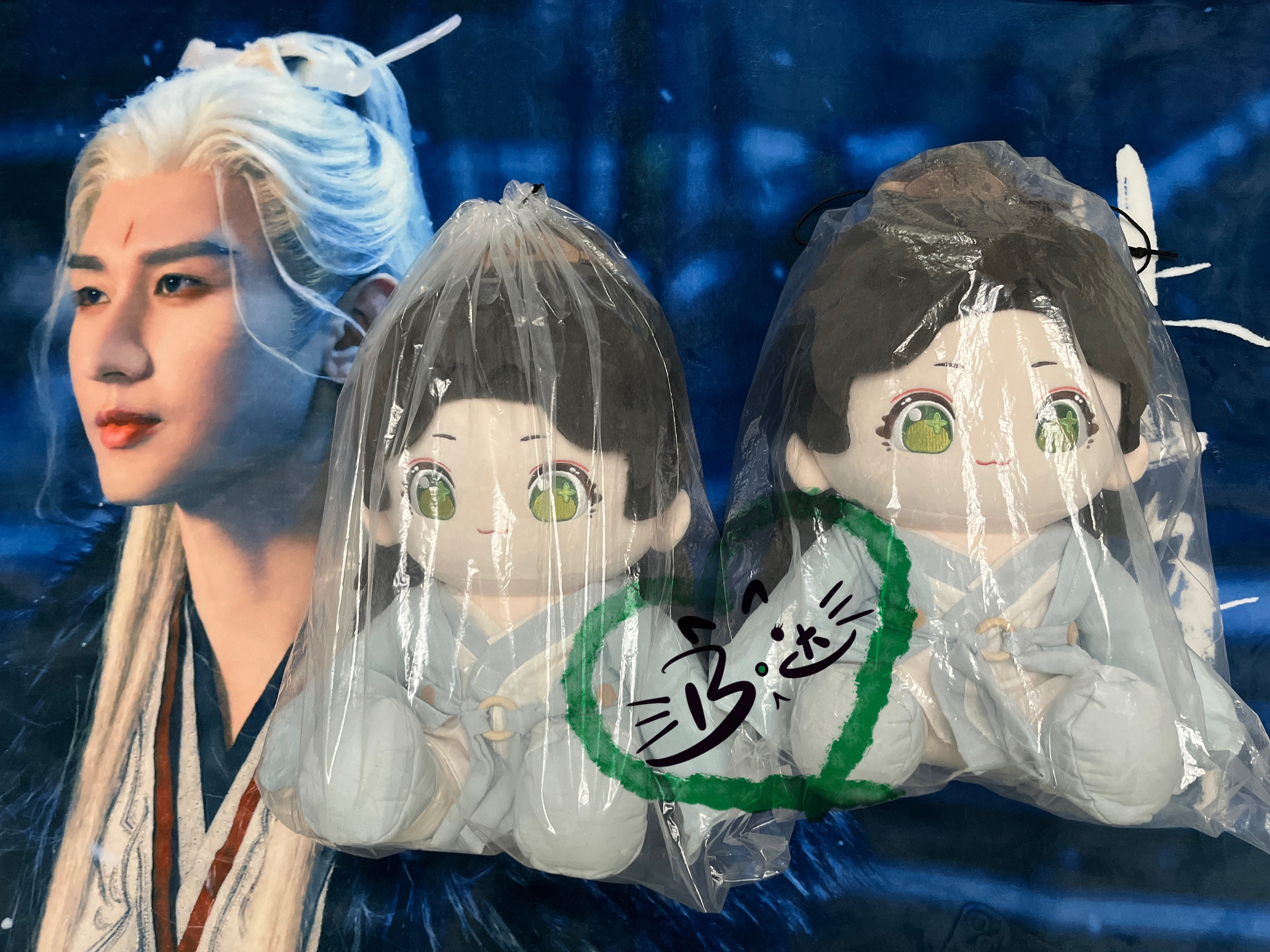 能感受到我对淇淇《莲花楼》的喜爱吗？🤓ps：还有几十个有骨娃、手办和一周年娃没